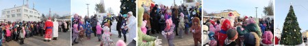 4 січня 2017 р. Новорічні розваги на майдані Соборному біля ялинки
