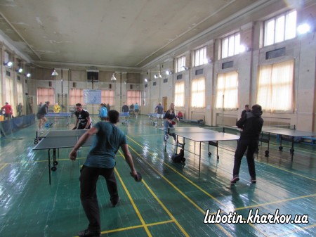 Змагання обласної Спартакіади з настільного тенісу