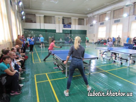 Змагання обласної Спартакіади з настільного тенісу